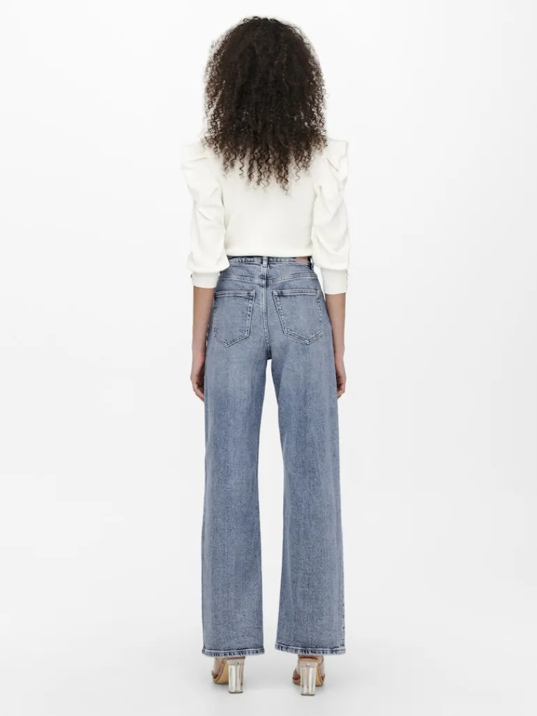 ONLJUICY HW WIDE LEG DNM REA365 NOOS medium blue denim