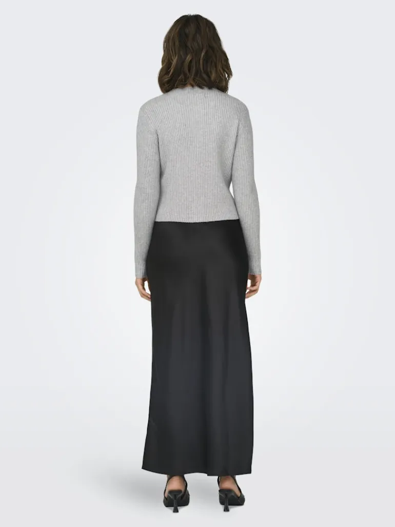 -ONLKATIA LIFE LS BUTTON CARDI KNT NOOS light grey melange