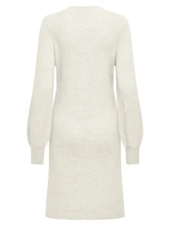 ONLKATIA LIFE LS V-NECK DRESS KNT whitecap gray