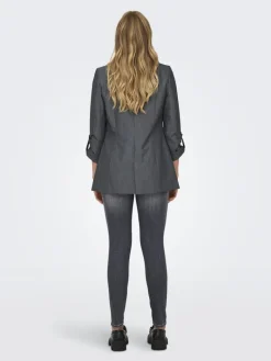 ONLKAYLE-ORLEEN LIFE 3/4 BLAZER TLR NOOS medium grey melange