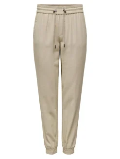 ONLKELDA-EMERY MW PULL-UP PANTS PNT NOOS humus