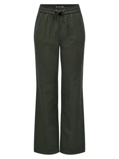 ONLKELDA-EMERY MW PULL-UP STR PANT PNT grape leaf