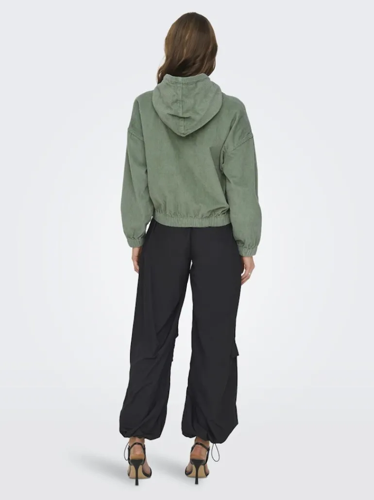ONLKENZIE L/S CORD JACKET PNT NOOS grün1