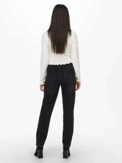 ONLKITTY L/S TOP CROPPED JRS cloud dancer