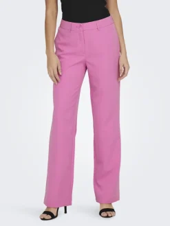 ONLLANA-BERRY MID STRAIGHT PANT TLR NOOS fuchsia pink