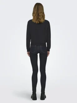 ONLLANEY L/S NEW YORK O-NECK BOX SWT black