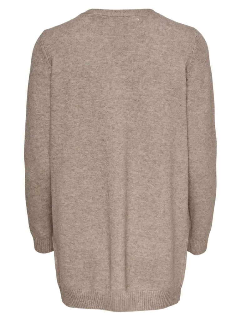 ONLLESLY LIFE L/S OPEN CARDIGAN KNT NOOS beige