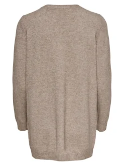 ONLLESLY LIFE L/S OPEN CARDIGAN KNT NOOS beige