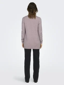 ONLLESLY LIFE L/S OPEN CARDIGAN KNT NOOS violet ice