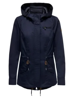 ONLLORCA LIFE CANVAS PARKA OTW NOOS blue graphite