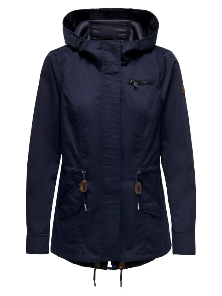 ONLLORCA LIFE CANVAS PARKA OTW NOOS blue graphite