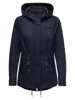 ONLLORCA LIFE CANVAS PARKA OTW NOOS blue graphite