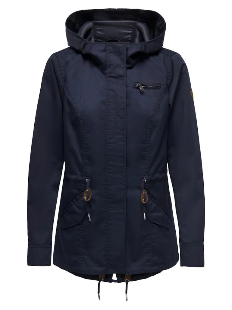 ONLLORCA LIFE CANVAS PARKA OTW NOOS blue graphite
