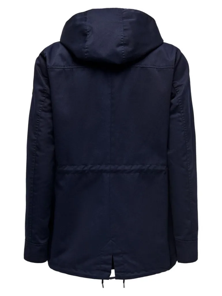 ONLLORCA LIFE CANVAS PARKA OTW NOOS blue graphite