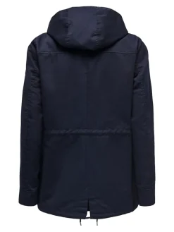 ONLLORCA LIFE CANVAS PARKA OTW NOOS blue graphite