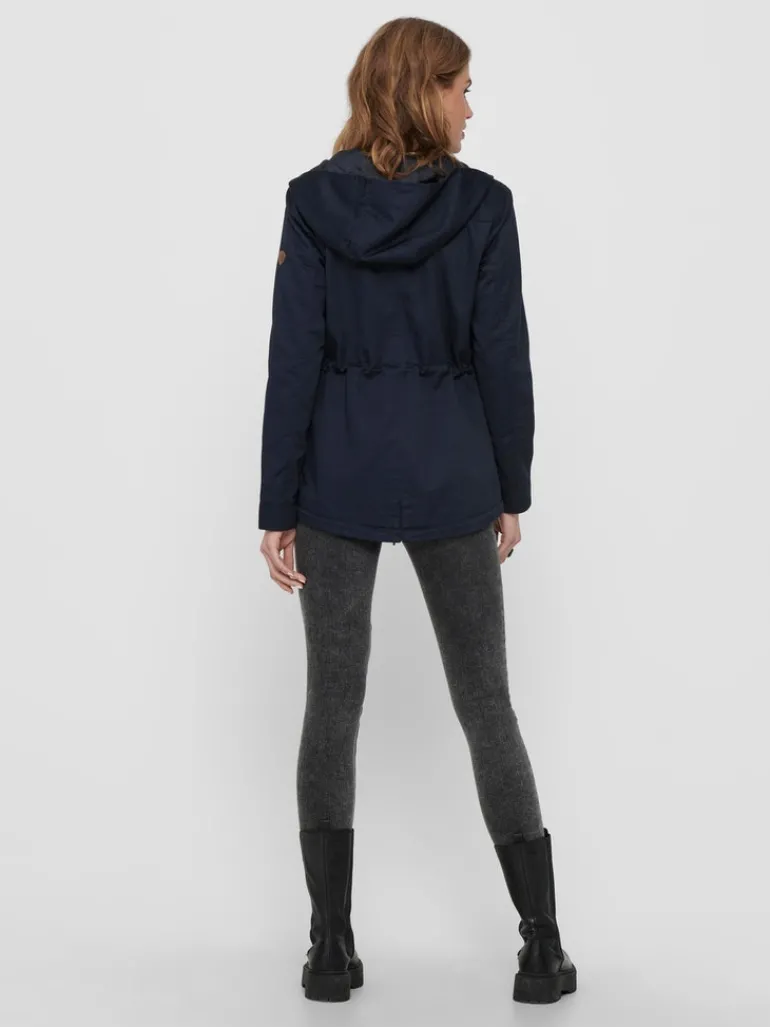 ONLLORCA LIFE CANVAS PARKA OTW NOOS blue graphite