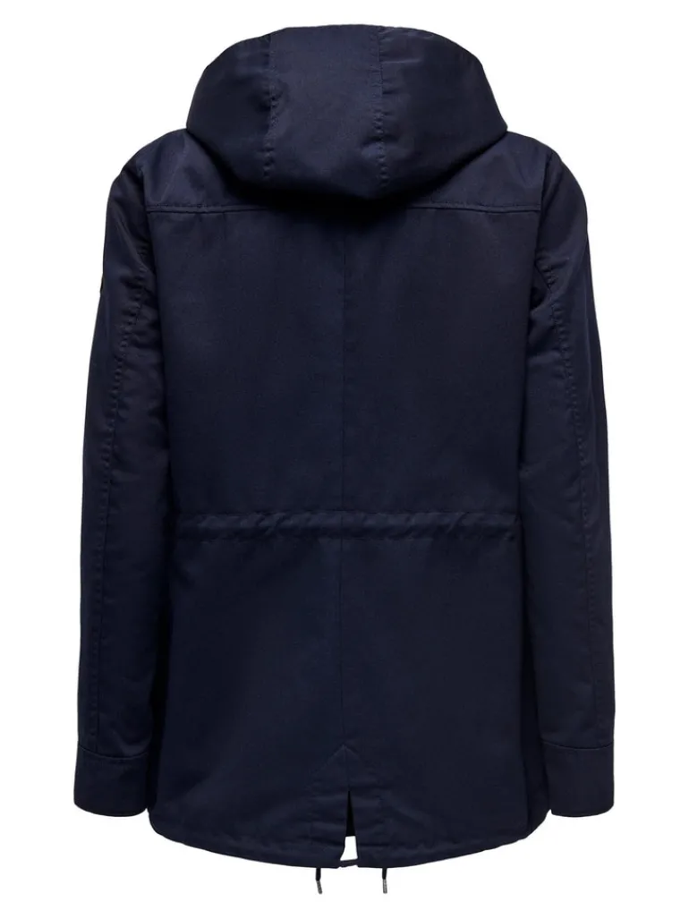 ONLLORCA LIFE CANVAS PARKA OTW NOOS blue graphite