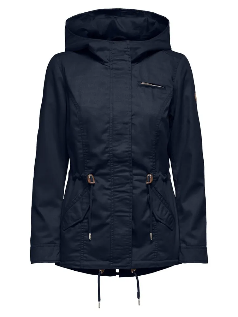 ONLLORCA LIFE CANVAS PARKA OTW NOOS blau2