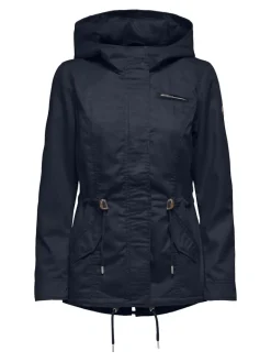 ONLLORCA LIFE CANVAS PARKA OTW NOOS blau2