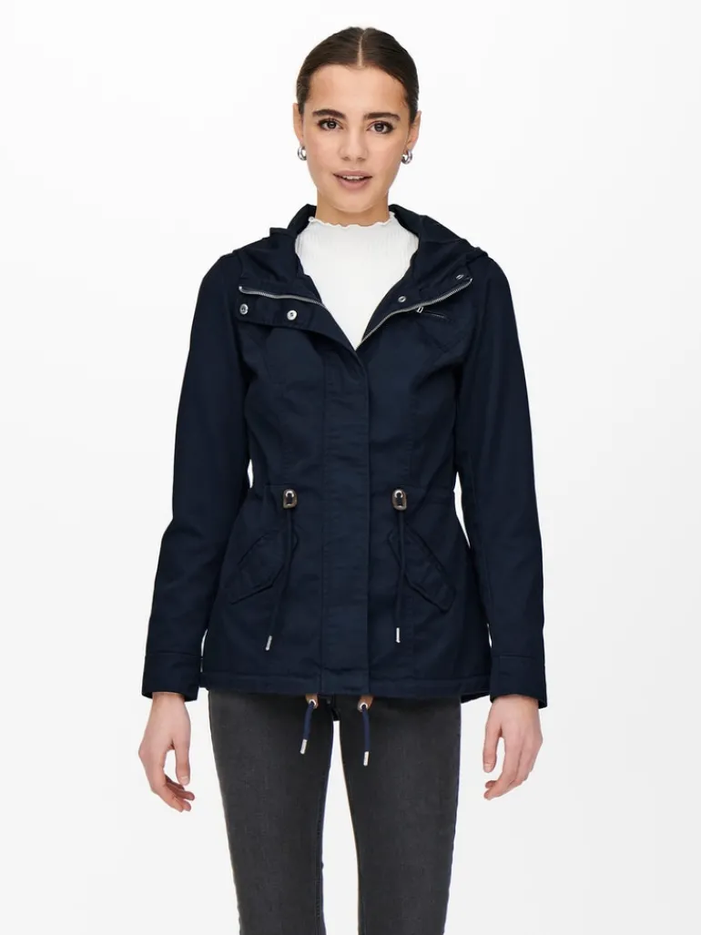 ONLLORCA LIFE CANVAS PARKA OTW NOOS blau2
