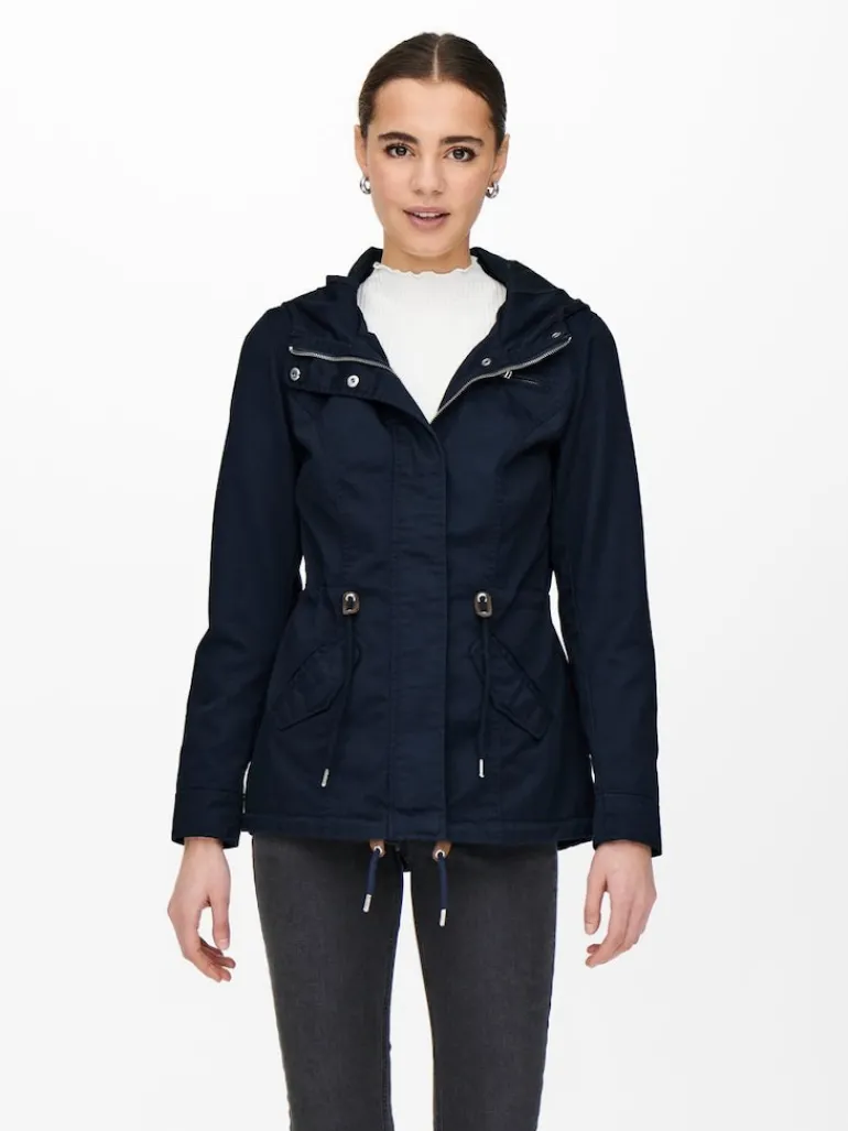 ONLLORCA LIFE CANVAS PARKA OTW NOOS blau2