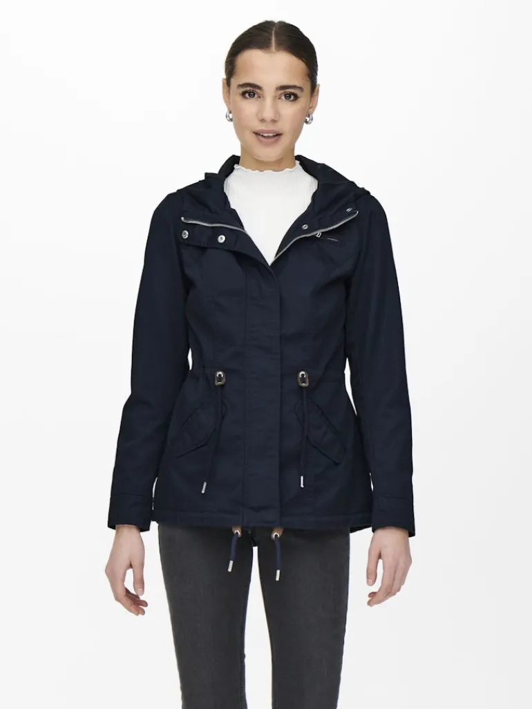 ONLLORCA LIFE CANVAS PARKA OTW NOOS blau2