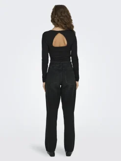 ONLLUMI MW MOM STRAIGHT DNM PIM900 washed black