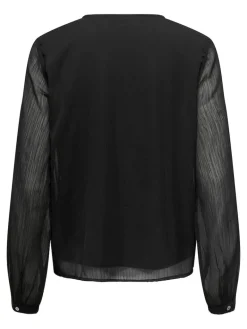 ONLLUNA L/S V-NECK TOP NOOS PTM schwarz1