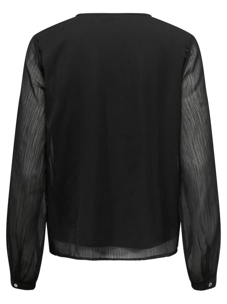 ONLLUNA L/S V-NECK TOP NOOS PTM schwarz1