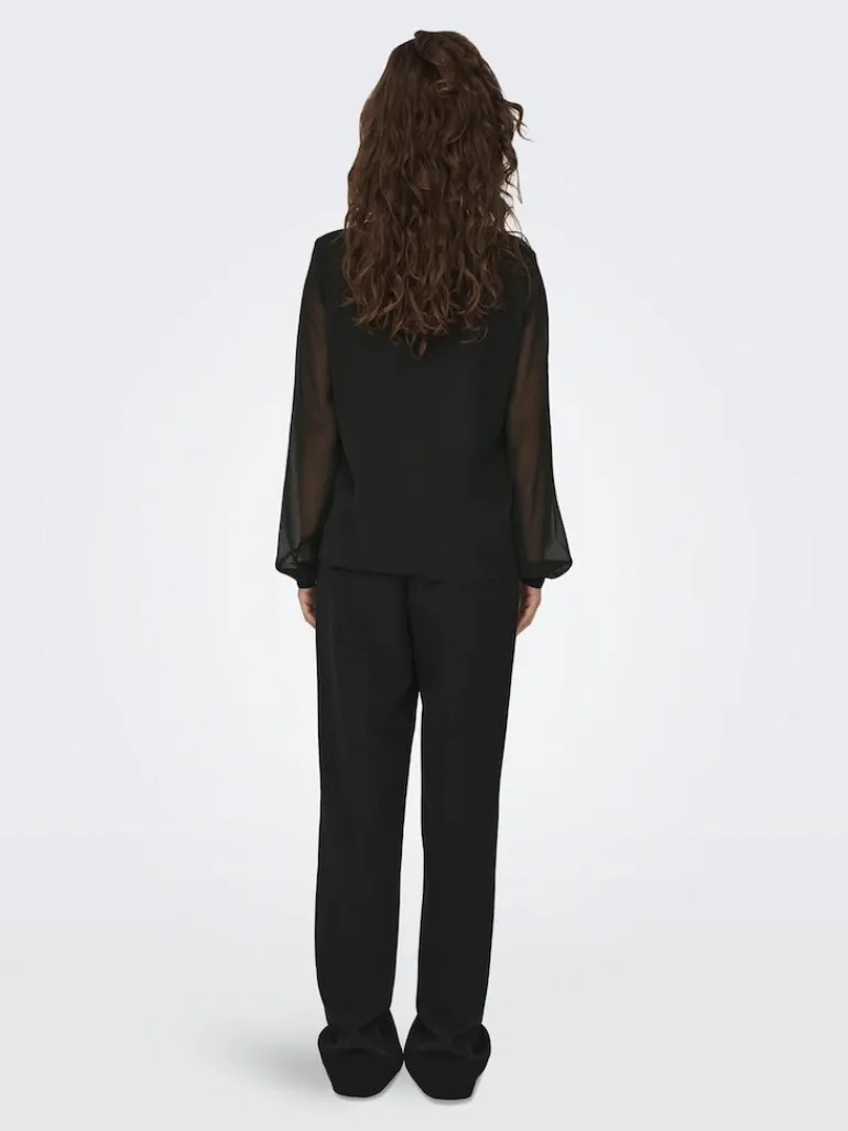 ONLLUNA L/S V-NECK TOP NOOS PTM schwarz1