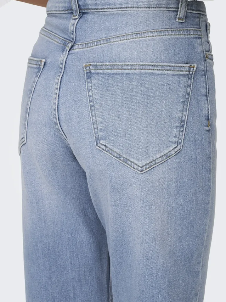 ONLMADDIE EX HW WIDE DNM TAI ENT light blue denim