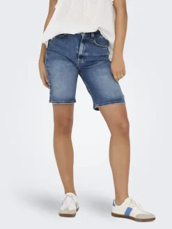 ONLMADISON BLUSH HW SHORTS DNM CRO medium blue denim