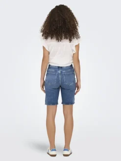 ONLMADISON BLUSH HW SHORTS DNM CRO medium blue denim