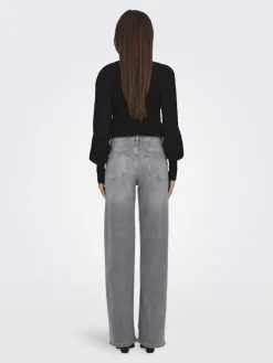 ONLMADISON BLUSH HW WID DNM REA0938 NOOS light grey denim