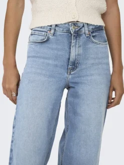 ONLMADISON BLUSH HW WIDE DNM CRO371 NOOS light blue denim