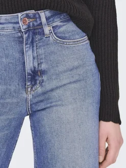 ONLMADISON BLUSH HW WIDE DNM DOT372 NOOS medium blue denim