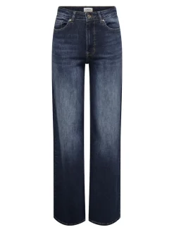 ONLMADISON BLUSH HW WIDE DNM REA081 NOOS dark blue denim