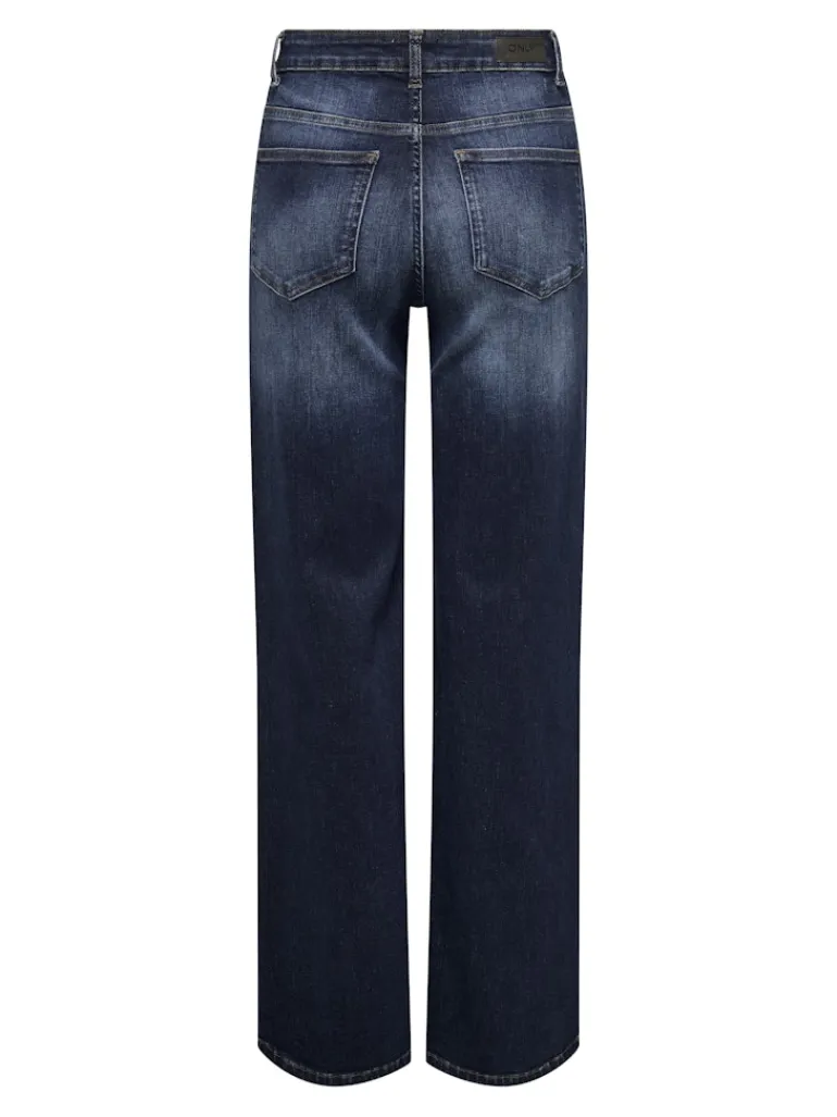 ONLMADISON BLUSH HW WIDE DNM REA081 NOOS dark blue denim