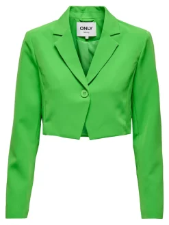 ONLMAIA L/S CROPPED BLAZER CC TLR vibrant green