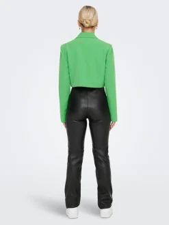 ONLMAIA L/S CROPPED BLAZER CC TLR vibrant green