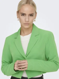 ONLMAIA L/S CROPPED BLAZER CC TLR vibrant green