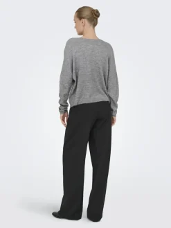 ONLMANIFESTA LS REVERSIBLE KNT NOOS light grey melange
