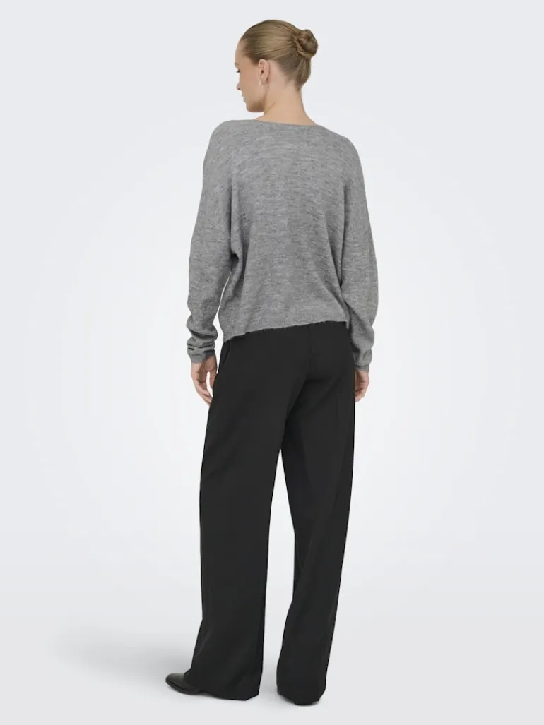 ONLMANIFESTA LS REVERSIBLE KNT NOOS light grey melange