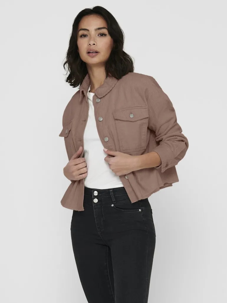 ONLMARINA-ENY LIFE L/S CORD JACKET PNT myristica