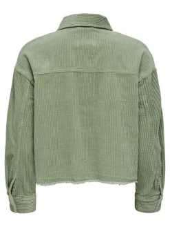 ONLMARINA-ENY LIFE L/S CORD JACKET PNT seagrass