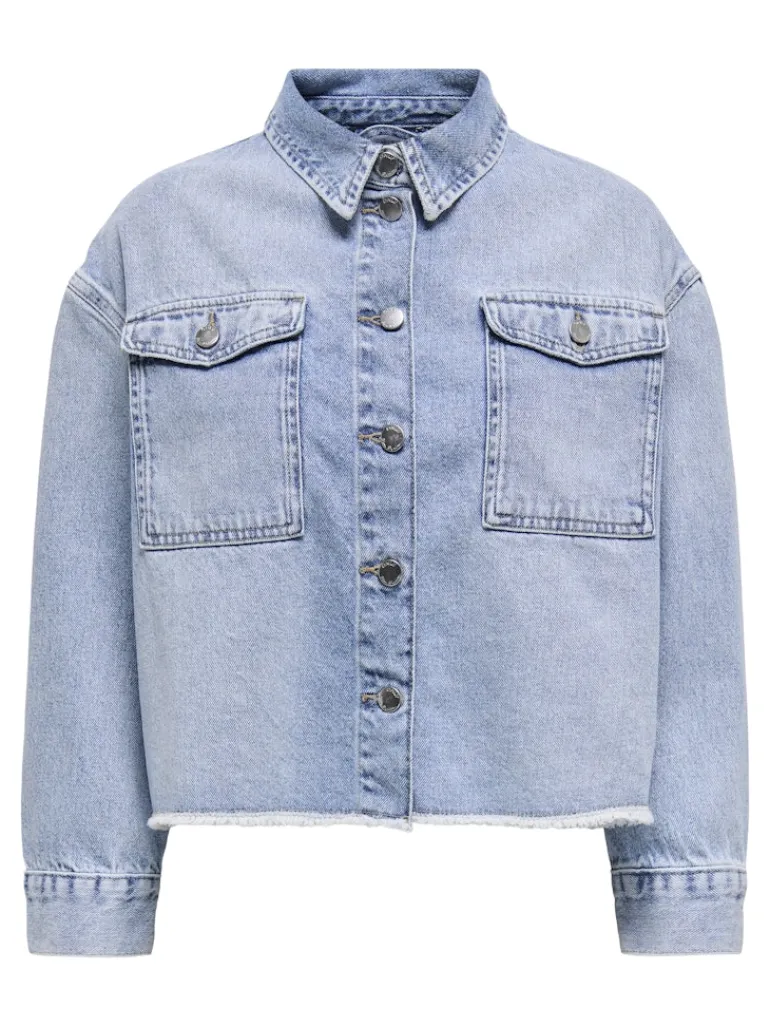 ONLMARINA L/S JACKET TAI DNM CS light blue denim
