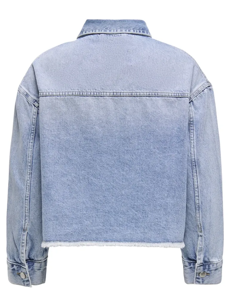ONLMARINA L/S JACKET TAI DNM CS light blue denim