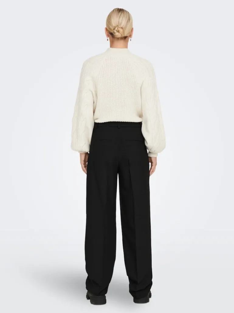 ONLMATHILDE HW WIDE PANT TLR NOOS black