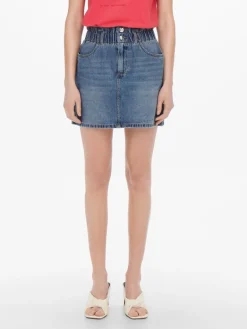 ONLMILLIE HW MINI PAPER DNM SKIRT NOOS medium blue denim