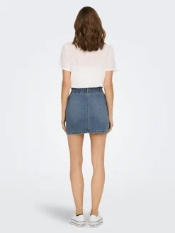 ONLMILLIE HW MINI PAPER DNM SKIRT NOOS medium blue denim